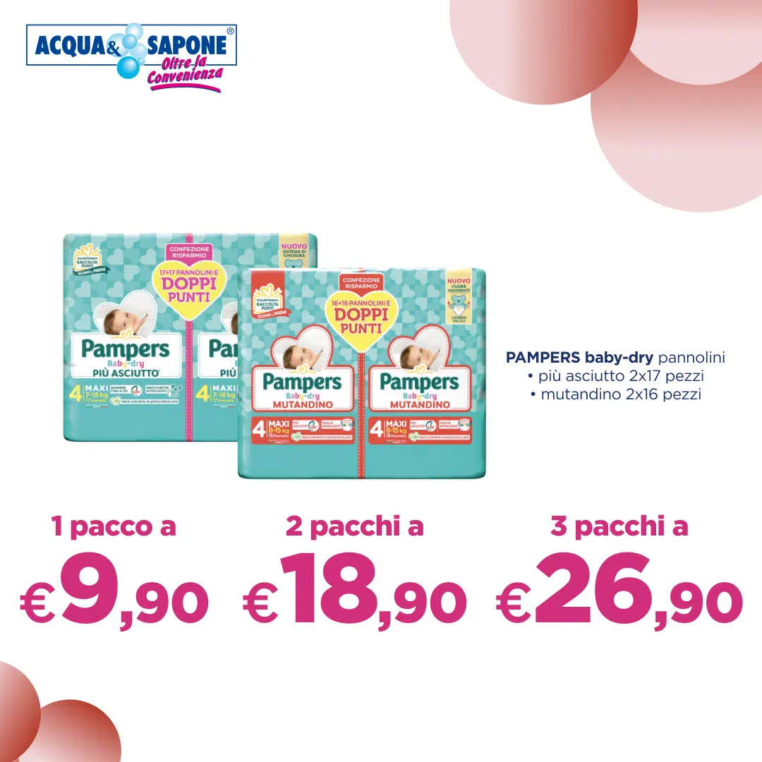 ≡ Coloreria italiana Acqua & Sapone → Prezzo volantino e offerte